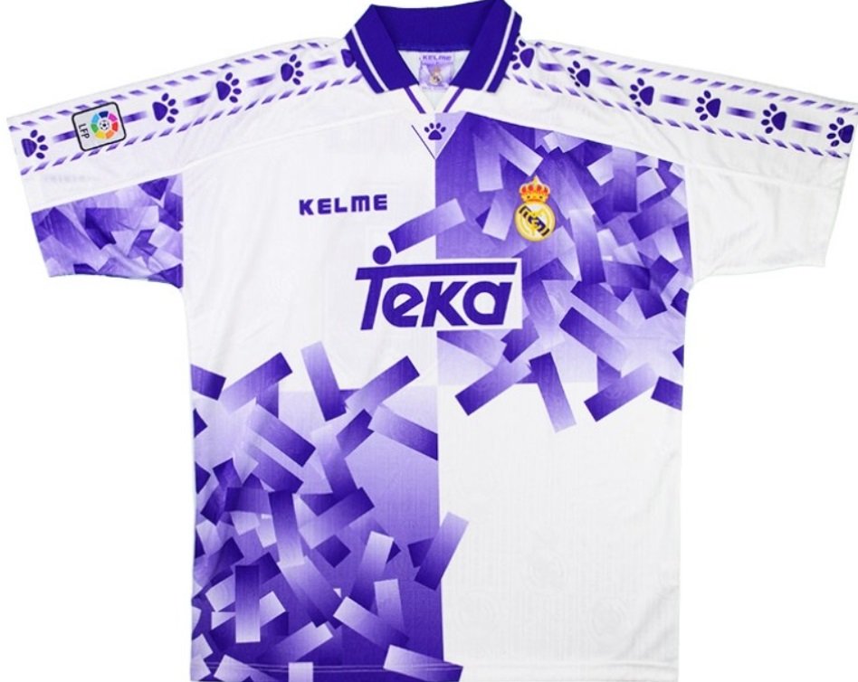 Camisa III Real Madrid 1996 1997 Kelme Retro
